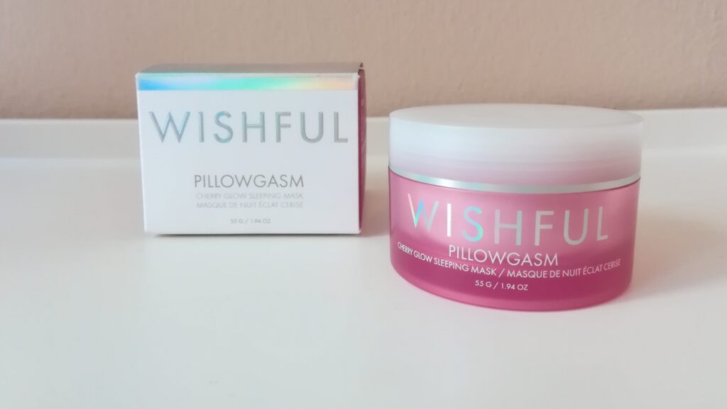 RECENSIONE PILLOWGASM CHERRY GLOW SLEEPING MASK WISHFUL