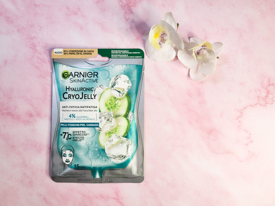 RECENSIONE MASCHERA VISO HYALURONIC CRYO JELLY GARNIER - MEI