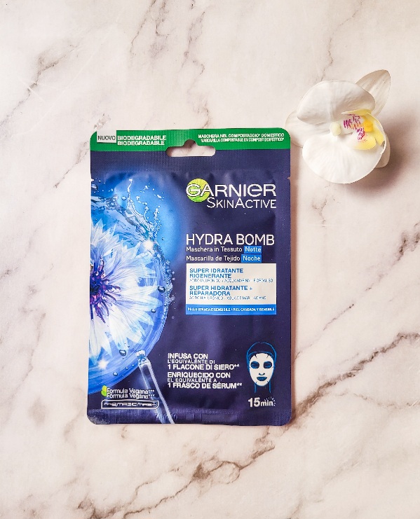 RECENSIONE SKIN NATURALS HYDRA BOMB NOTTE GARNIER