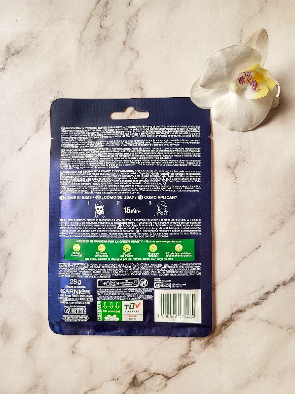 RECENSIONE SKIN NATURALS HYDRA BOMB NOTTE GARNIER (INCI) 