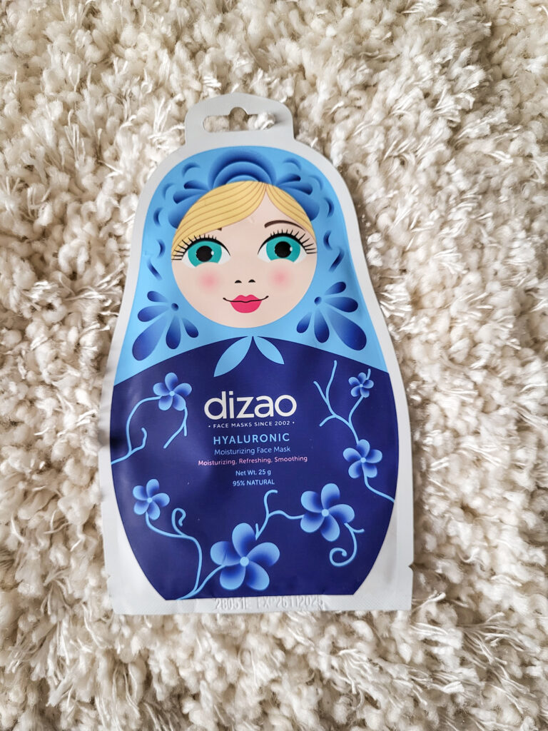 recensione maschera viso in tessuto idratante Dizao