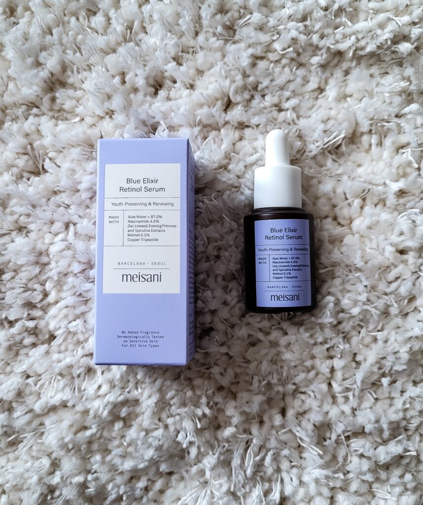 RECENSIONE BLUE ELIXIR RETINOL SERUM MEISANI 