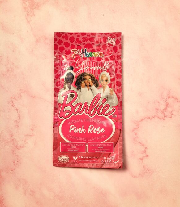 RECENSIONE MASCHERA VISO PINK ROSE CLAY MASK BARBIE 7 TH HEAVEN