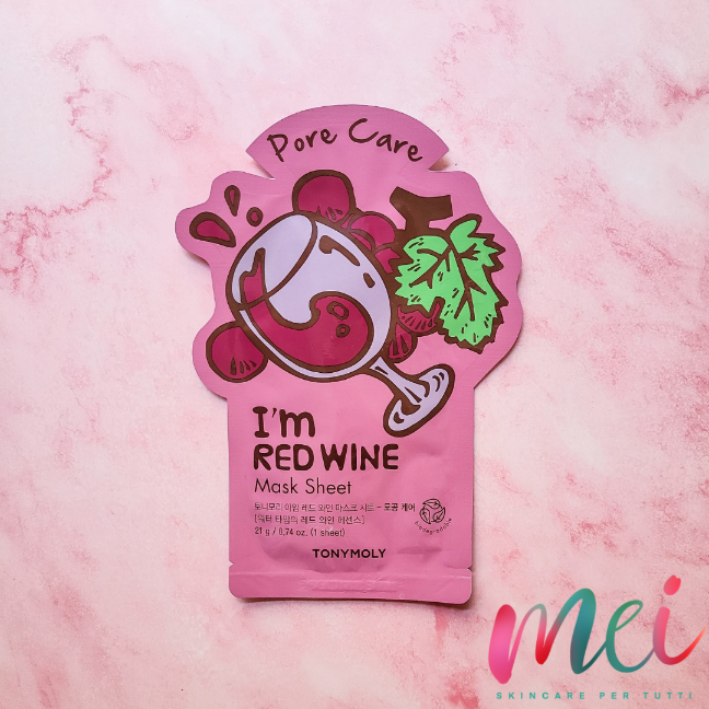 RECENSIONE MASCHERA VISO IN TESSUTO I AM WINE TONYMOLY