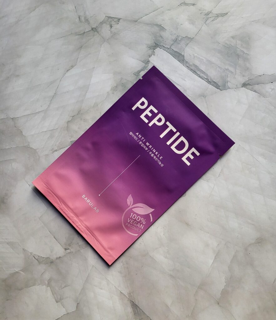 RECENSIONE MASCHERA VISO PEPTIDE BARULAB