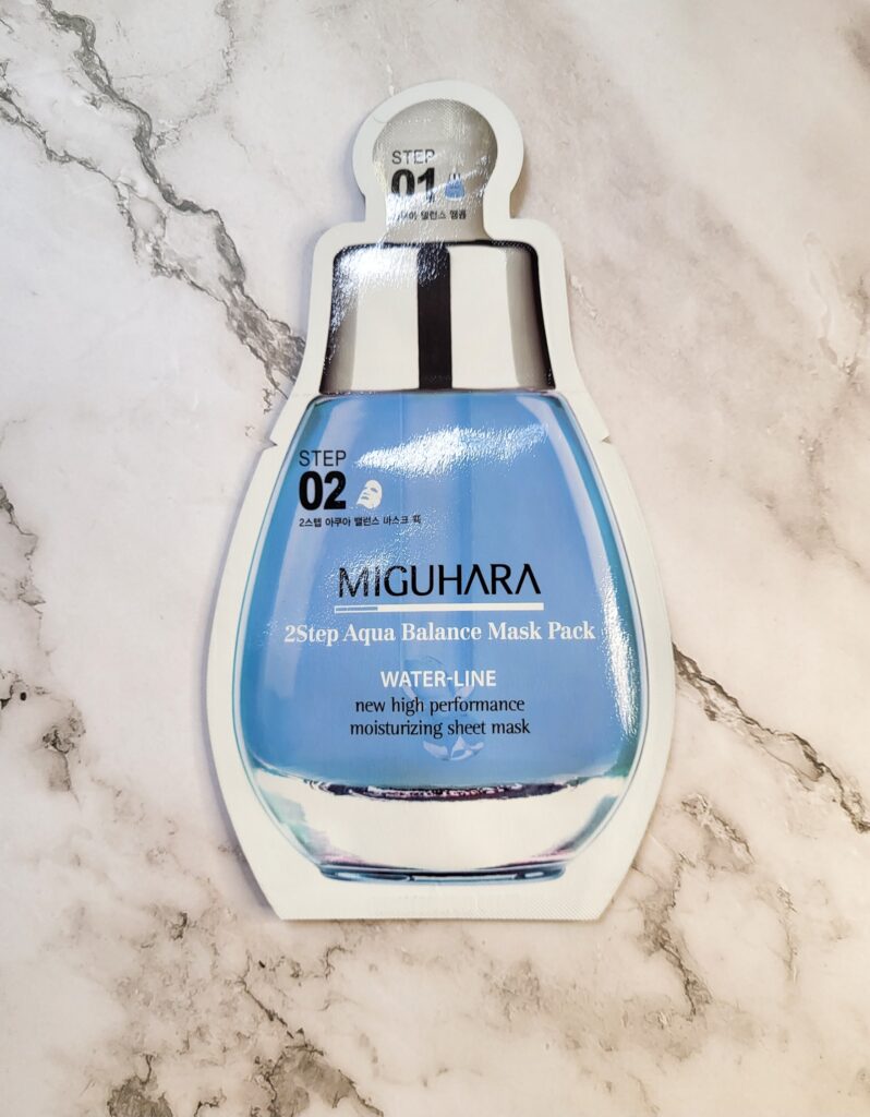 RECENSIONE 2 STEP AQUA BALANCE MASK PACK MIGUHARA