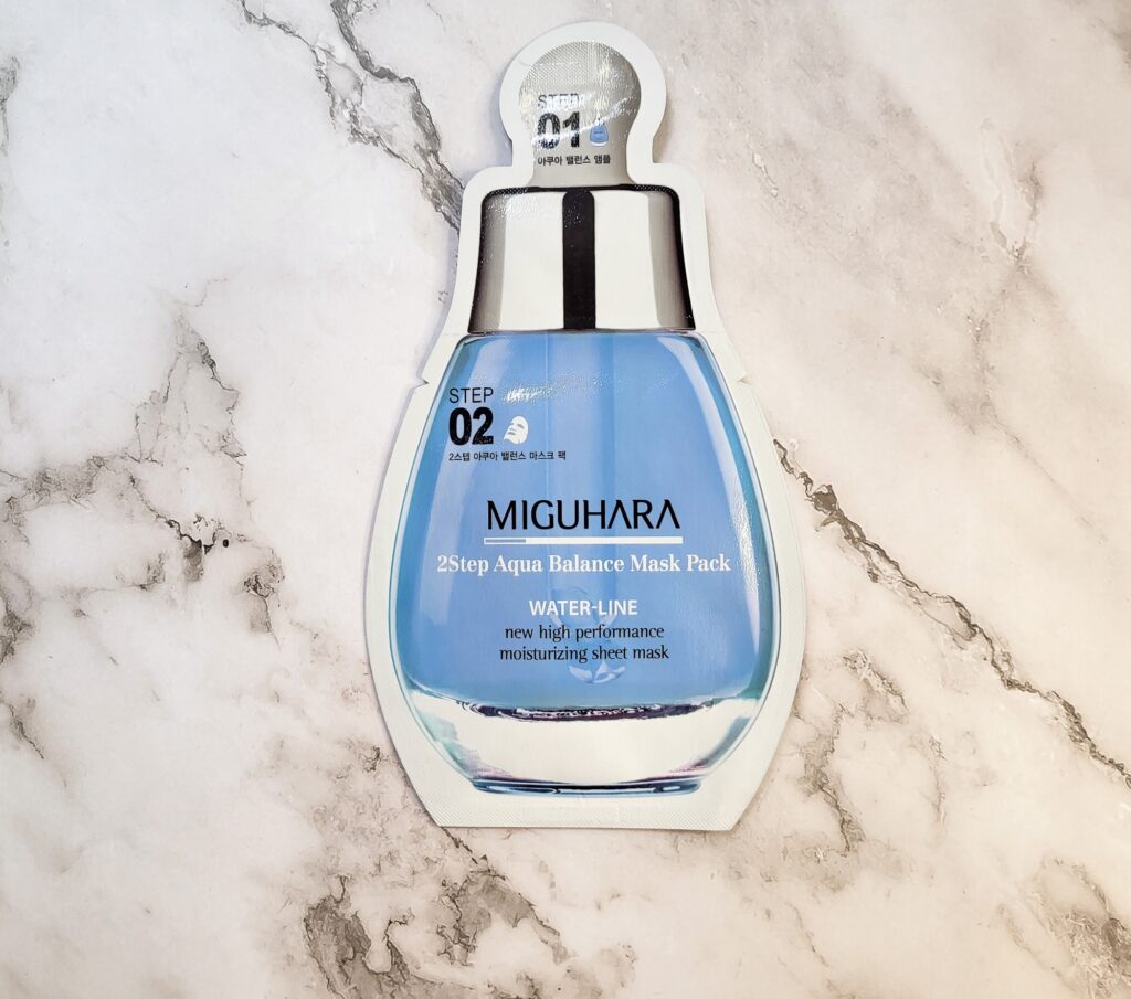 RECENSIONE 2 STEP AQUA BALANCE MASK PACK MIGUHARA