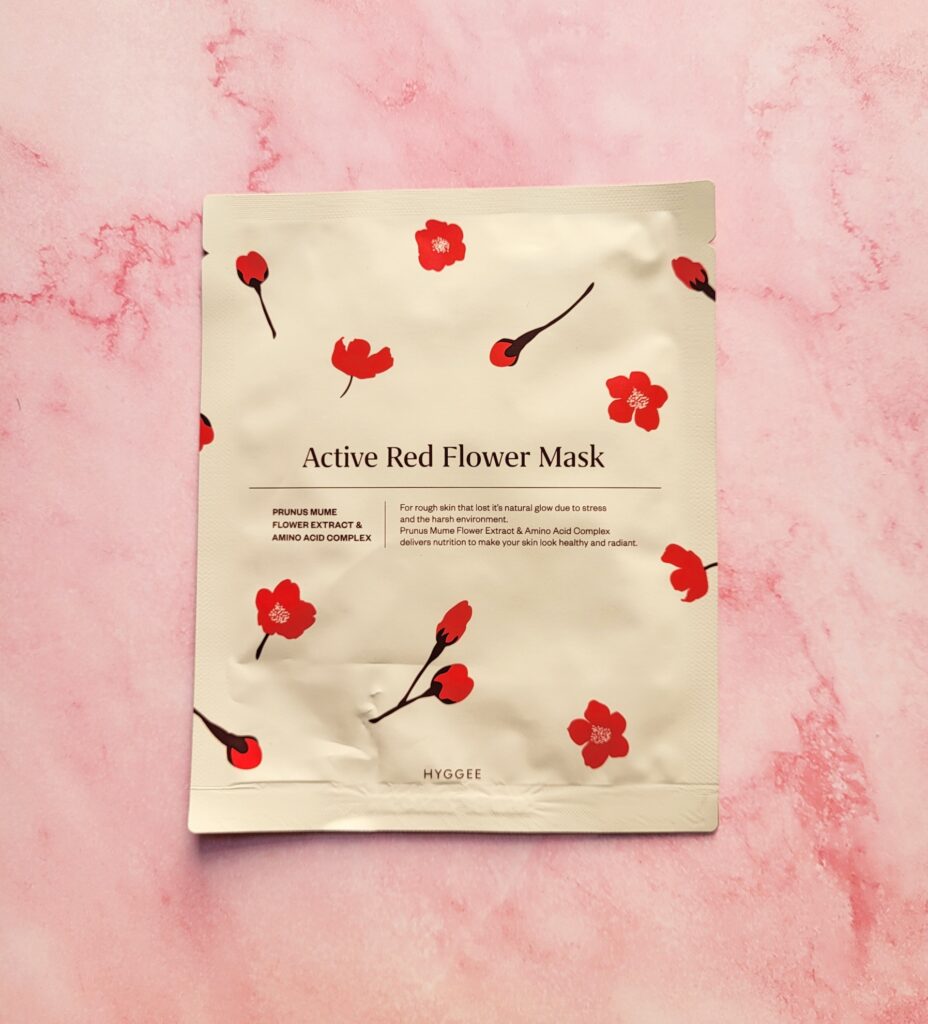 RECENSIONE ACTIVE RED FLOWER MASK HYGGEE