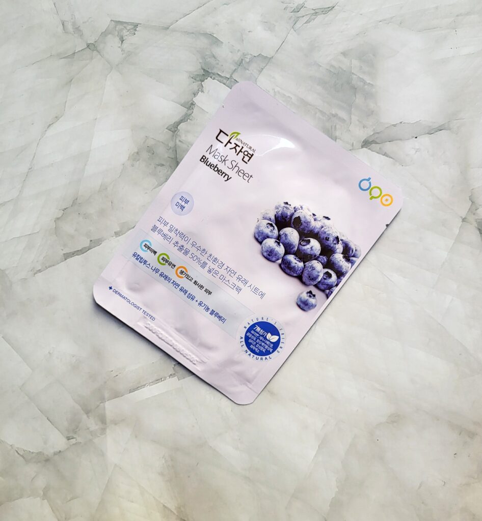 RECENSIONE MASK SHEET BLUEBERRY ALL NATURAL